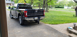 2.5 Inch Heavy Duty 6 Inch Drop/Rise Hitch In-Use