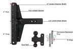 2.5" Heavy Duty 4" & 6" Offset Hitch
