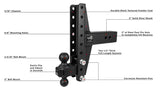 3.0" Heavy Duty 4" & 6" Offset Hitch