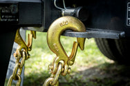 BulletProof Heavy Duty 3/8 Inch Safety Chains (Pair) In-Use
