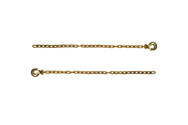 BulletProof Light Duty 1/4 Inch Safety Chains (Pair)