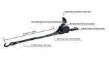 BulletProof Medium Duty 1" Auto Retractable Ratchet Strap