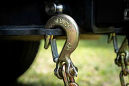BulletProof Medium Duty 5/16 Inch Safety Chains (Pair) In-Use