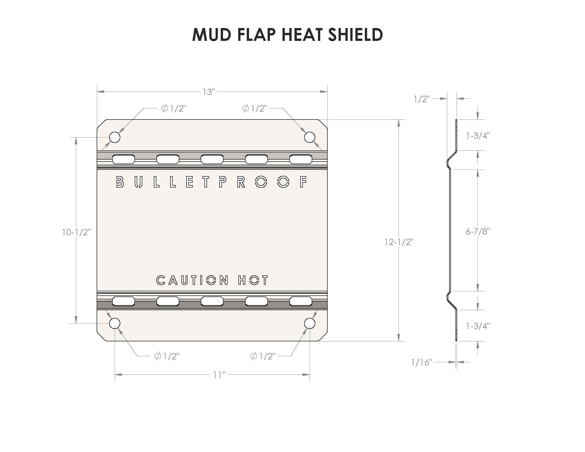 BulletProof Hitches Heat Shield Design Specification