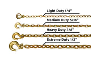 Features of BulletProof Extreme Duty 1/2 Inch Safety Chains (Pair)