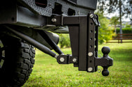 2.5 Inch Extreme Duty 10 Inch Drop/Rise Hitch In-Use