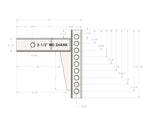 BulletProof 2.5" Weight Distribution Shank
