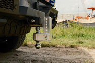 2.0 Inch Aluminum Medium Duty 4 Inch Drop/Rise Hitch In-Use