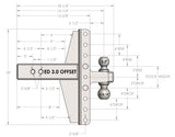 BulletProof 3.0 Inch Extreme Duty 4 Inch & 6 Inch Offset Hitch