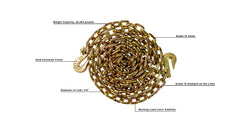 BulletProof Heavy Duty 3/8 Inch x 12' Transport Chain