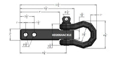 BulletProof 2.0 Inch Heavy Duty Receiver Shackle