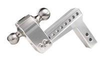 BulletProof 2.0 Inch Aluminum Medium Duty 6 Inch Drop/Rise Hitch - Stainless Ball