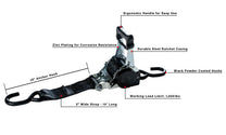 BulletProof Heavy Duty 2 Inch Auto Retractable Ratchet Strap