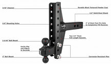 Features of 2.5 Inch Heavy Duty 4 Inch & 6 Inch Offset Hitch