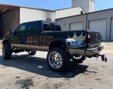 2.0 Inch Extreme Duty 4 Inch Drop/Rise Hitch In-Use