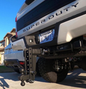 3.0 Inch Heavy Duty 10″ Drop/Rise Hitch In-Use