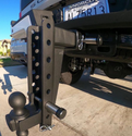 3.0 Inch Heavy Duty 10″ Drop/Rise Hitch In-Use