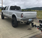 2.0 Inch Extreme Duty 10 Inch Drop/Rise Hitch In-Use