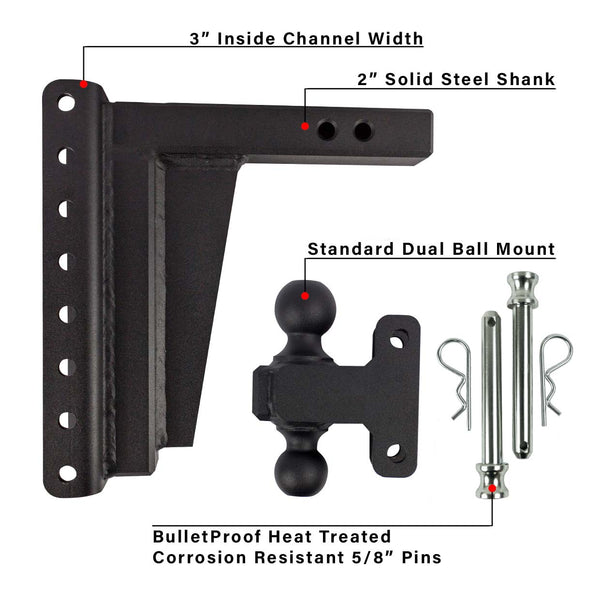 2.0" Extreme Duty 10" Drop/Rise Hitch