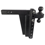 BulletProof 2" Extreme Duty 10" Drop/Rise Hitch with Dual Ball and Corrosion Resistant Pins (1955365322821)