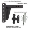 2.0" Extreme Duty 6" Drop/Rise Hitch