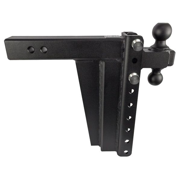 BulletProof 2.5" Extreme Duty 12" Drop/Rise hitch with Dual Ball and Corrosion Resistant Pins (1955366305861)