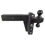 BulletProof 2.5" Extreme Duty 4" Drop/Rise hitch with Dual Ball and Corrosion Resistant Pins (1955372630085)