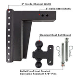 3.0" Extreme Duty 12" Drop/Rise Hitch