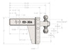 BulletProof 3" Extreme Duty 6" Drop/Rise hitch with Dual Ball and Corrosion Resistant Pins (1955363455045)