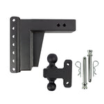 BulletProof 3" Extreme Duty 8" Drop/Rise hitch with Dual Ball and Corrosion Resistant Pins (1955361030213)