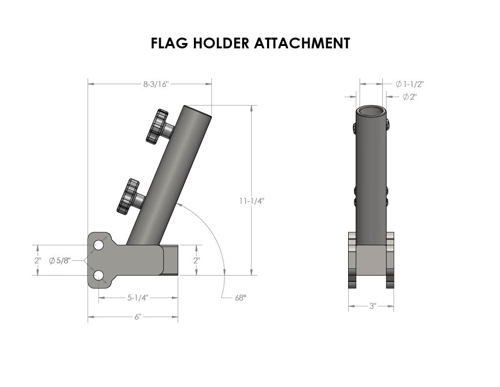 BulletProof Flag Holder Attachment Design Specification