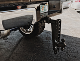 2.5 Inch Heavy Duty 16 Inch Drop/Rise Hitch In-Use