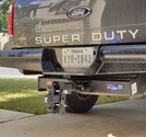 2.5 Inch Extreme Duty 4 Inch Drop/Rise Hitch In-Use