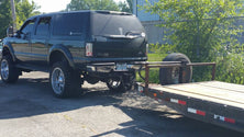 2.0 Inch Heavy Duty 10 Inch Drop/Rise Hitch In-Use