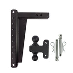 BulletProof Hitches 2" Heavy Duty 14" Drop/Rise Hitch with Dual Ball and Corrosion Resistant Pins (1955362570309)