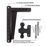 2.0" Heavy Duty 14" Drop/Rise Hitch