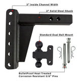 2.0" Heavy Duty 6" Drop/Rise Hitch