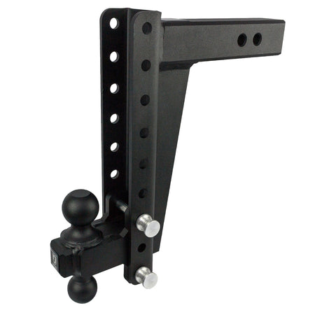 BulletProof 2.5" Heavy Duty 12" Drop/Rise Hitch with Dual Ball and Corrosion Resistant Pins (1955362209861)