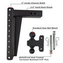 Features of 2.5 Inch Heavy Duty 14 Inch Drop/Rise Hitch