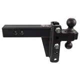 BulletProof 2.5" Heavy Duty 4" Drop/Rise Hitch with Dual Ball and Corrosion Resistant Pins (1955367288901)