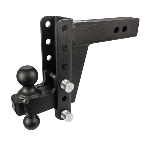 BulletProof 2.5" Heavy Duty 6" Drop/Rise Hitch with Dual Ball and Corrosion Resistant Pins (1955370369093)