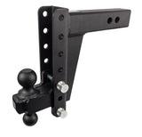 BulletProof 2.5" Heavy Duty 8" Drop/Rise Hitch with Dual Ball and Corrosion Resistant Pins (1955367747653)