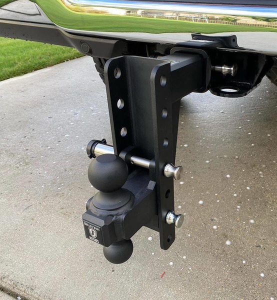 BulletProof 2.5" Heavy Duty 8" Drop/Rise Hitch with Dual Ball and Corrosion Resistant Pins (1955367747653)