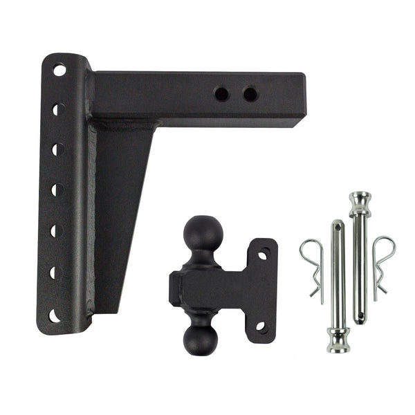 BulletProof 2.5" Heavy Duty 8" Drop/Rise Hitch with Dual Ball and Corrosion Resistant Pins (1955367747653)