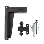 BulletProof 3" Extreme Duty 14" Drop/Rise hitch with Dual Ball and Corrosion Resistant Pins (1955369746501)