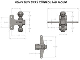 BulletProof Heavy/Extreme Duty Sway Control Ball Mount