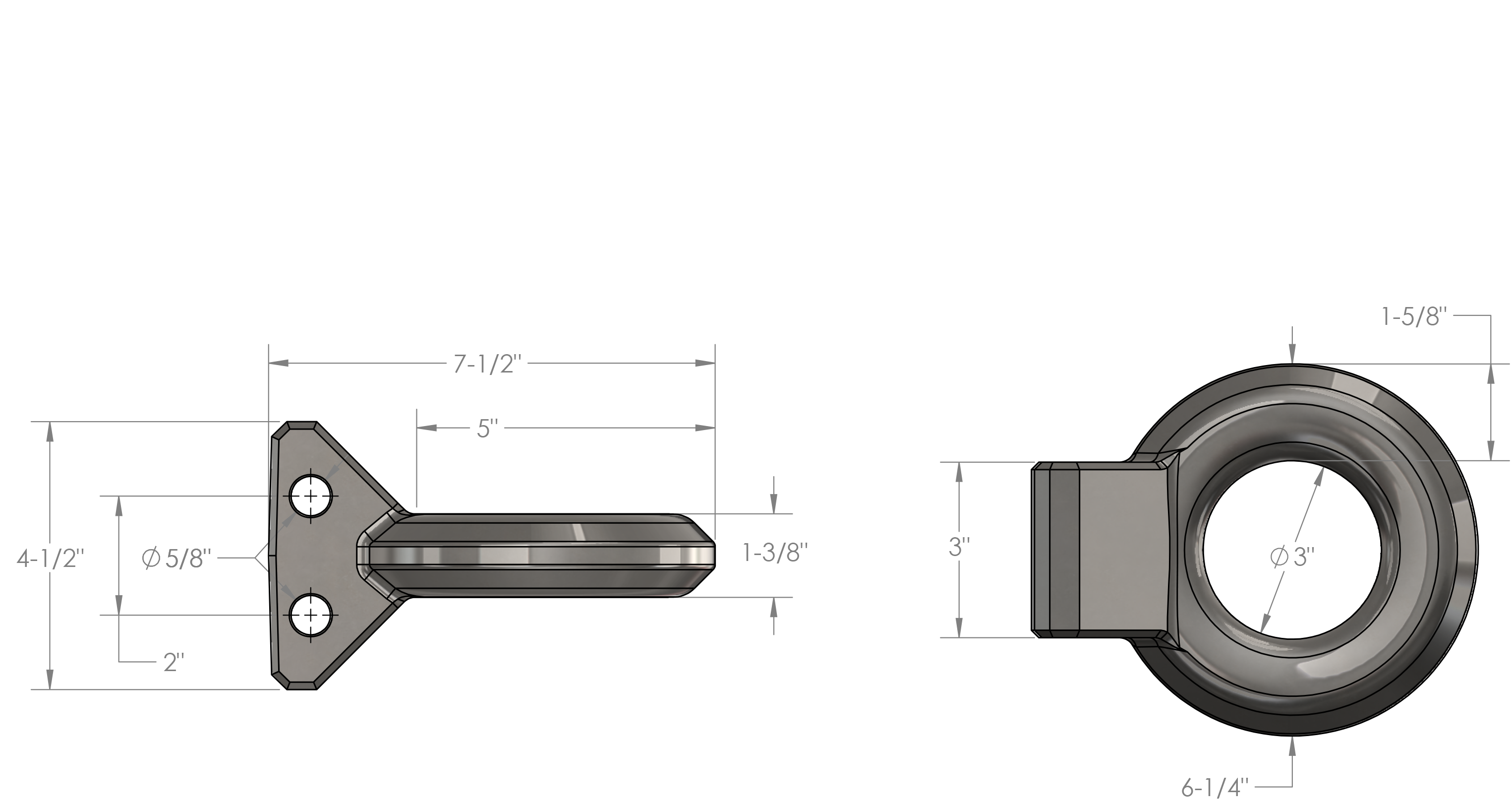 BulletProof Loop (Lunette Ring) Attachment- Production Specifications