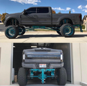 2.5 Inch Heavy Duty 16 Inch Drop/Rise Hitch In-Use