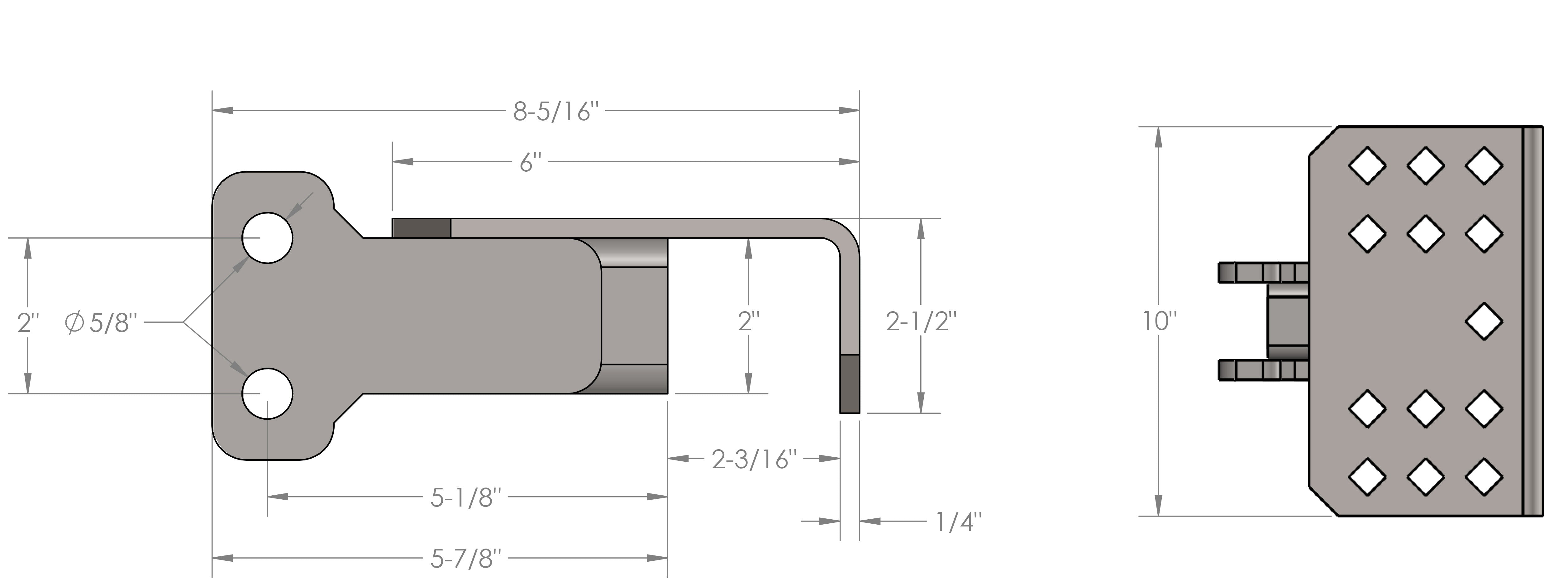BulletProof Hitch Step Attachment- Production Specifications