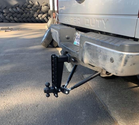 3.0 Inch Heavy Duty 14″ Drop/Rise Hitch In-Use
